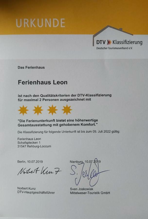 Ferienhaus Leon Mit Sauna Rehburg-Loccum Экстерьер фото